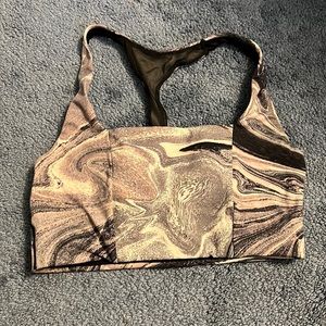 Victoria’s Secret purple marbles sports bra with built in support